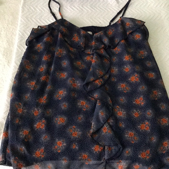 Xhilaration Tops - Strappy floral tank top.